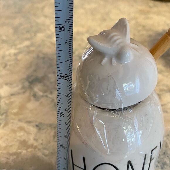 Rae Dunn Artisan Collection Ceramic Honey Pot Container - Picture 6 of 8